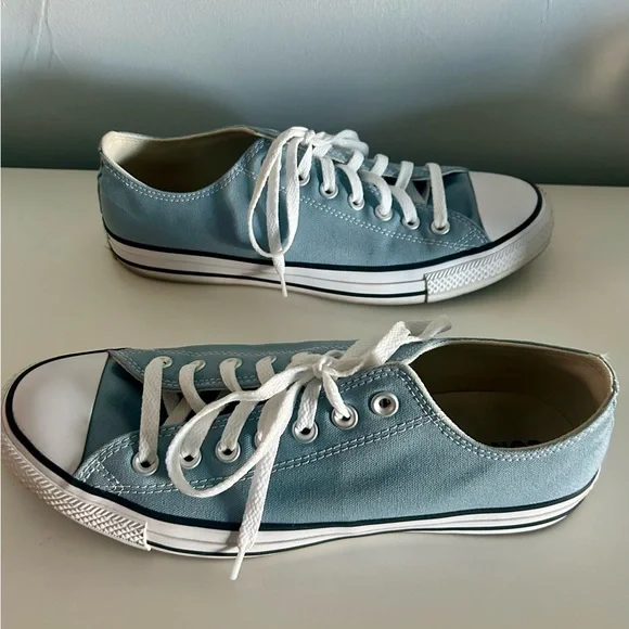 Converse All star blue low top sneakers size 9M/11W - Picture 4 of 9